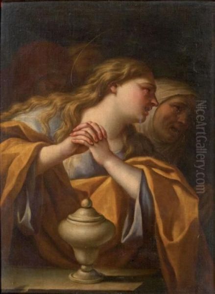 Sainte Marie Madeleine Oil Painting by Luca Giordano