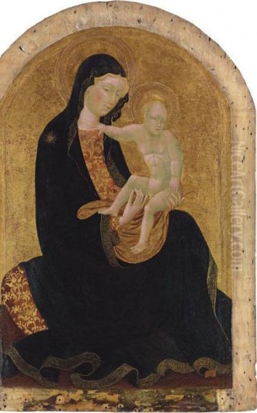 The Madonna Of Humility Oil Painting by Lorenzo Di Pietro Vecchietta