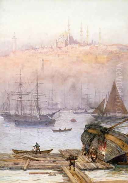 The Golden Horn, 1896 Oil Painting by William Lionel Wyllie