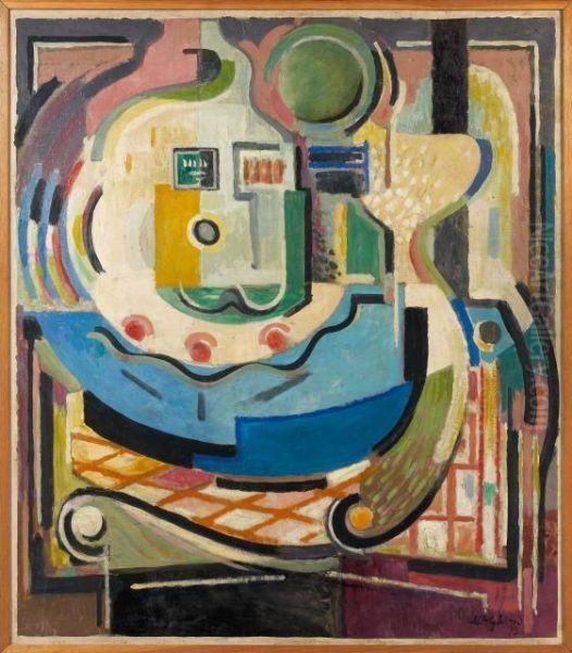 Composition Oil Painting by Albert Gleizes