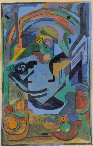 Simbad Oil Painting by Albert Gleizes