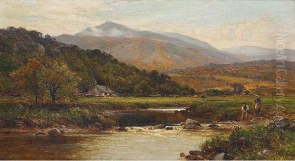 Cader Idris Oil Painting by Alfred Augustus Glendening