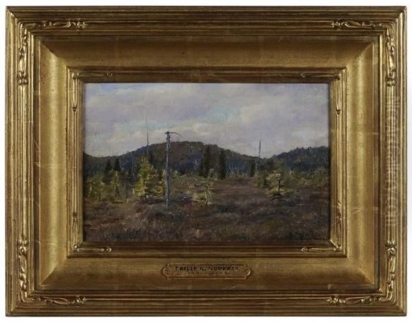 Western Plains Landscape Oil Painting by Philip Russell Goodwin