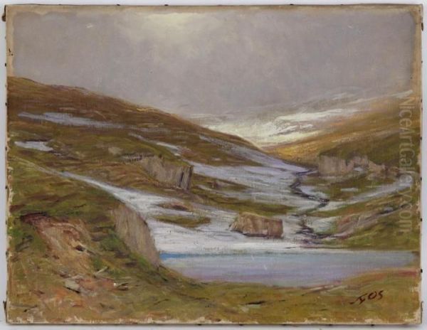 Ryffelberg Oil Painting by Albert H. Gos