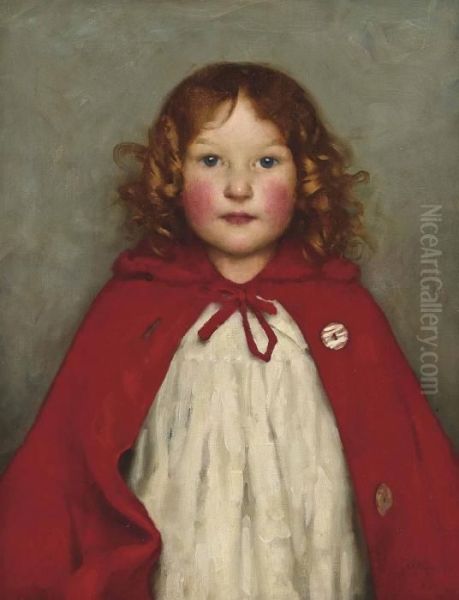 Ruby Oil Painting by Thomas Cooper Gotch