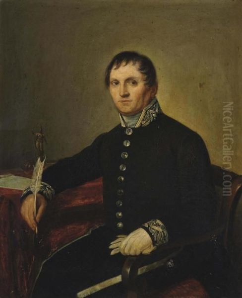 Portrait Of A Government Official Oil Painting by Francisco De Goya y Lucientes