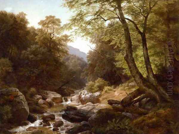 In the Catskills by Gottlieb Daniel Paul Weber