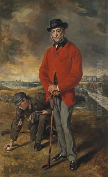 Portrait Of John Whyte-melville Of Bennochy And Strathkiness Oil Painting by Sir Francis Grant