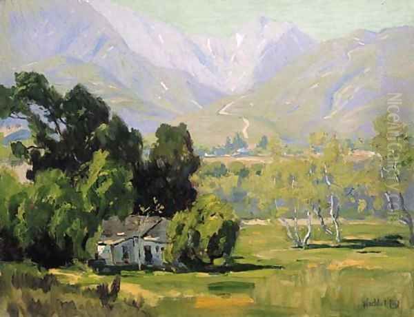 Canyon near Ojai Oil Painting by Elmer Wachtel