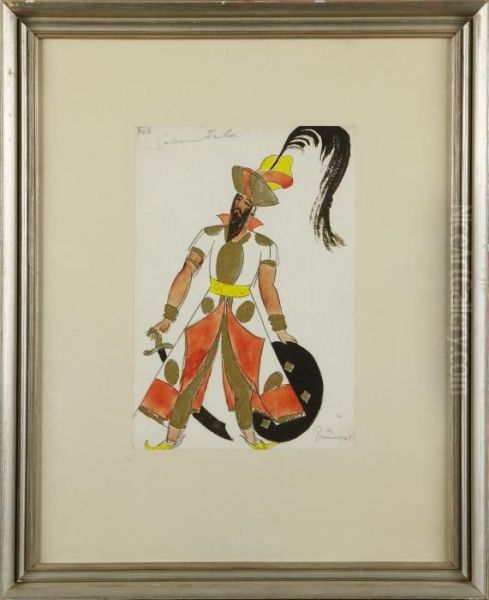 Sakuntala Oil Painting by Isaac Grunewald