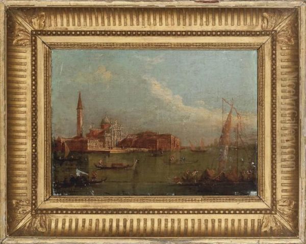 San Giorgio Maggiore, Venice Oil Painting by Francesco Guardi