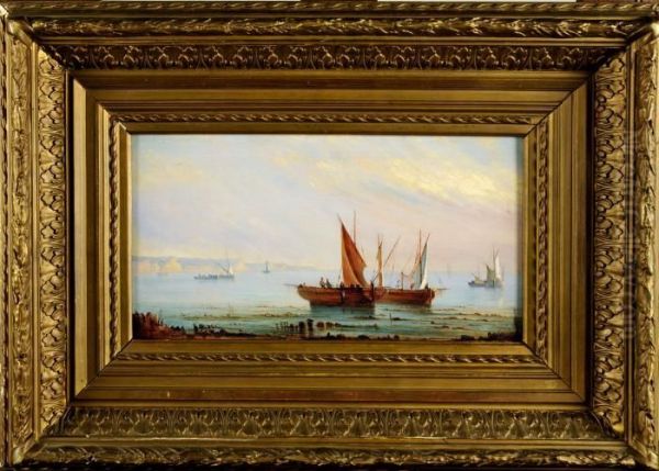 Marine Orientaliste Oil Painting by Theodore Gudin