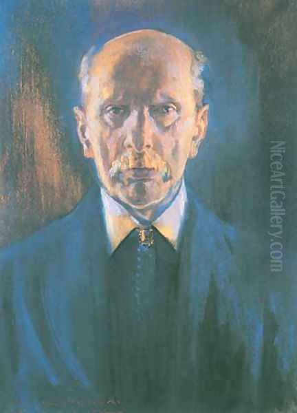 Portrait of Kazimierz Stankiewicz Oil Painting by Stanislaw Wyspianski