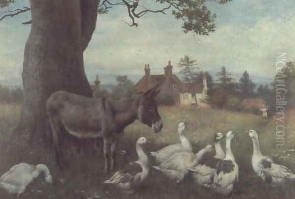 Trespassers Oil Painting by William Weeks