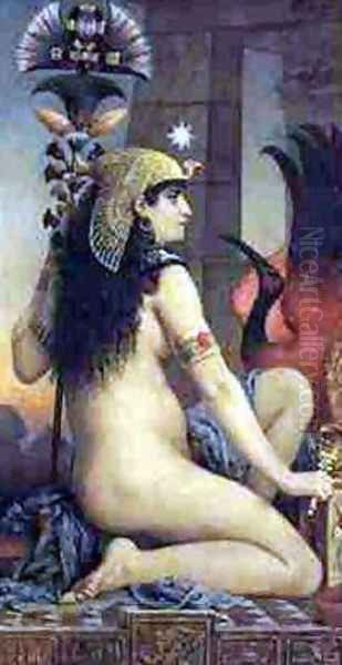 Egyptian Woman Oil Painting by Jacques-Clement Wagrez