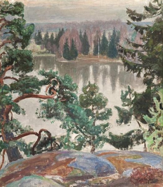 From Sarvikallio Oil Painting by Pekka Halonen