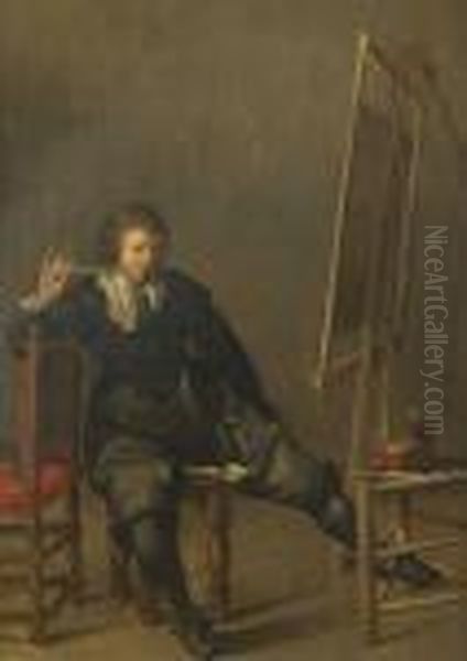 Le Jeune Peintre Oil Painting by Dirck Hals