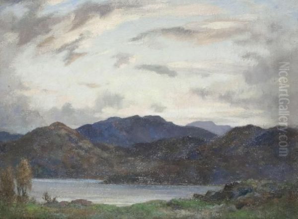 Loch Long And Loch Goil Oil Painting by James Whitelaw Hamilton