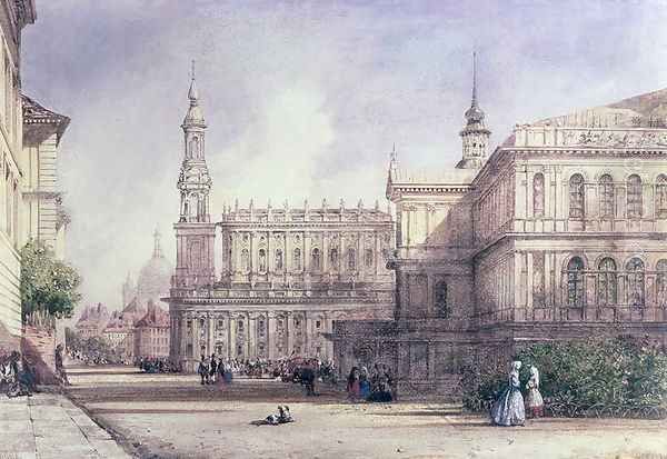 Dresden Oil Painting by William Wyld