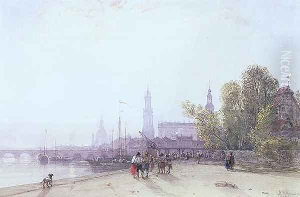 Dresden 2 Oil Painting by William Wyld