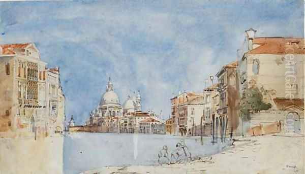 Vue du Grand Canal Venise Oil Painting by William Wyld