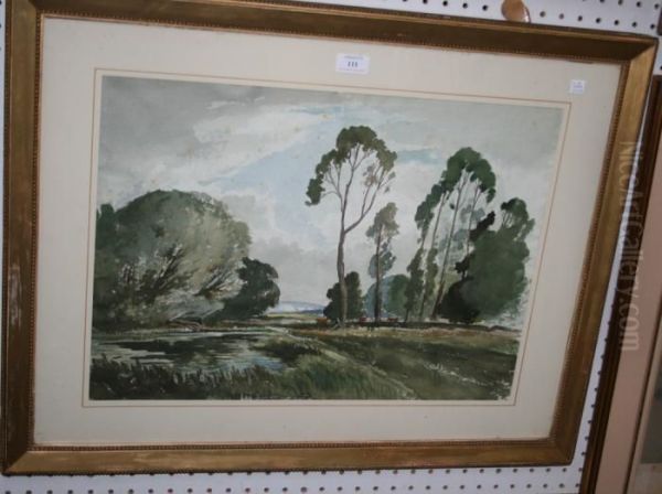 Houghton Oil Painting by Edwin Harris