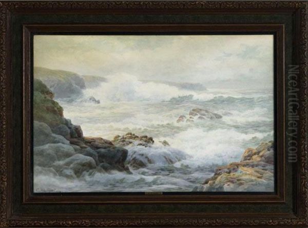 Seascape Oil Painting by Claude Montague Hart