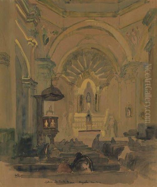 Santa Maria De Los Servitas (orizaba), Veracruz, Mexico Oil Painting by Pop Hart