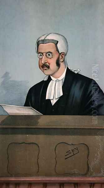 A Judicial Churchman, from Vanity Fair, 24th November 1898 Oil Painting by Leslie Mathew Ward