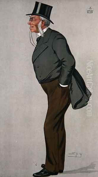 An Irish Lawyer, from Vanity Fair, 14th September 1890 Oil Painting by Leslie Mathew Ward