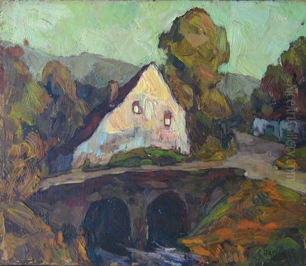 Paysage Oil Painting by Georges Haway