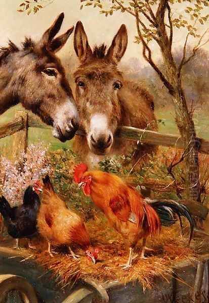 Best of Friends Oil Painting by Herbert William Weekes