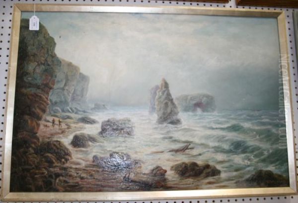 Coastal View Oil Painting by Bernard Benedict Hemy