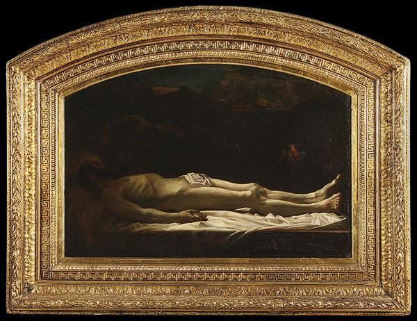 Jesus Au Tombeau Oil Painting by Jean-Jacques Henner