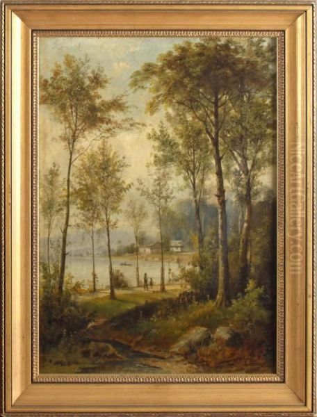 Landscape Scenes Oil Painting by Frank Hider