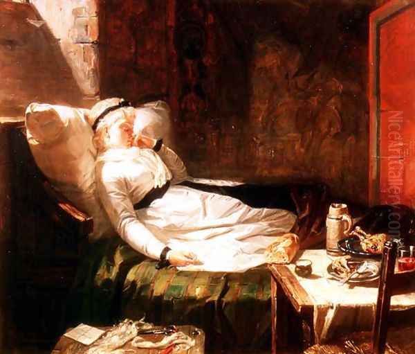 The Prison of the Concierge Oil Painting by Edward Matthew Ward