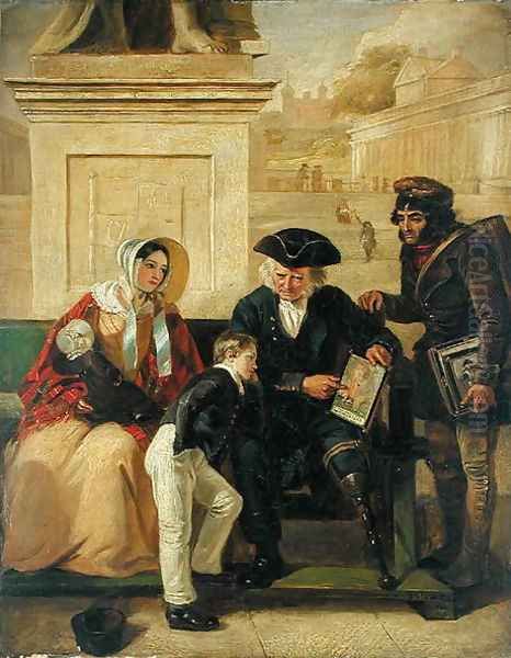 The Veteran of Aboukir, 1844 Oil Painting by Edward Matthew Ward