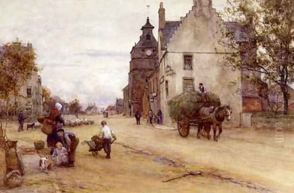 Crail, Fife Oil Painting by Ernest Albert Waterlow