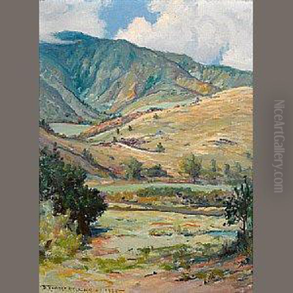 West Maui Mountains Oil Painting by David Howard Hitchcock