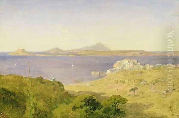 Pozzuoli, 1831 Oil Painting by Penry Williams