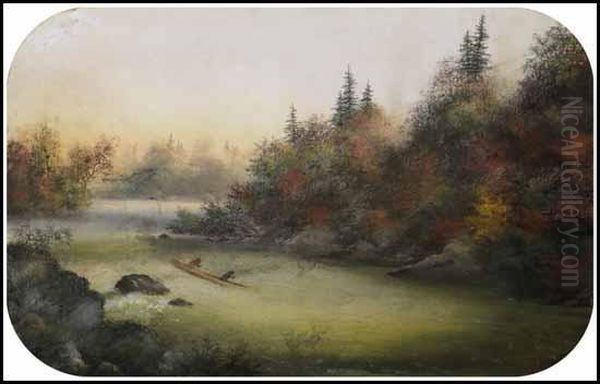 Cachiuque Creek, Ct Oil Painting by Alfred Worsley Holdstock