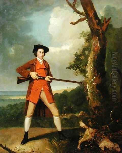 Robert Rayner Shooting, c.1770 Oil Painting by Henry Walton