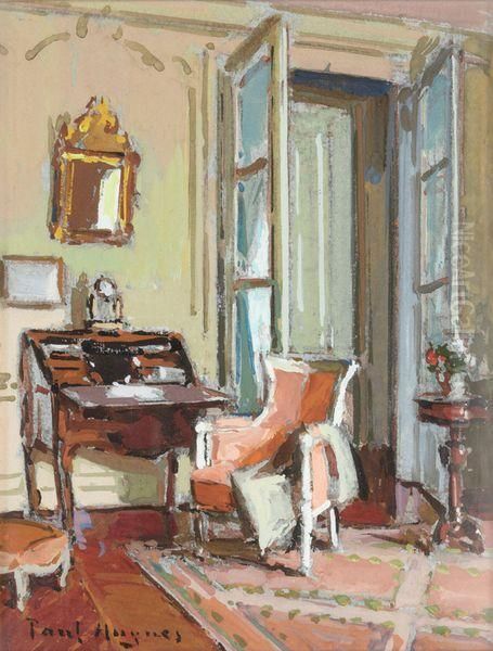 Vues D'interieur Oil Painting by Paul Jean Hugues