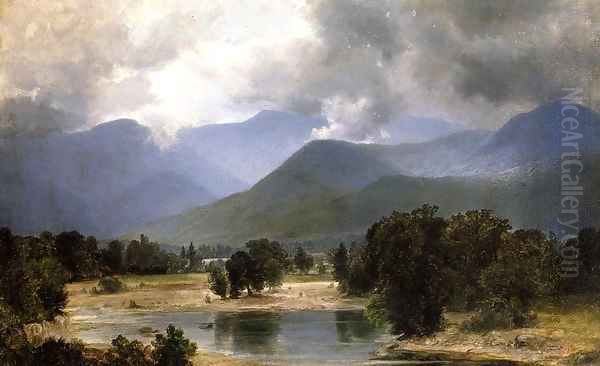 In the Keene Valley, New York 1871 1872 Oil Painting by Alexander Helwig Wyant