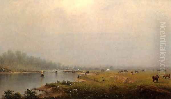 Rising Mist 1862 Oil Painting by Alexander Helwig Wyant