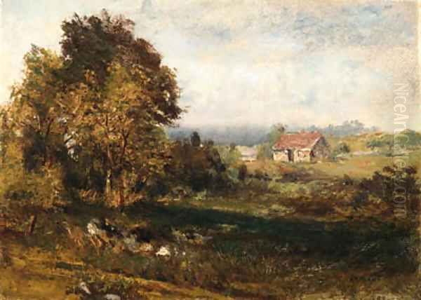 Landscape Oil Painting by Alexander Helwig Wyant