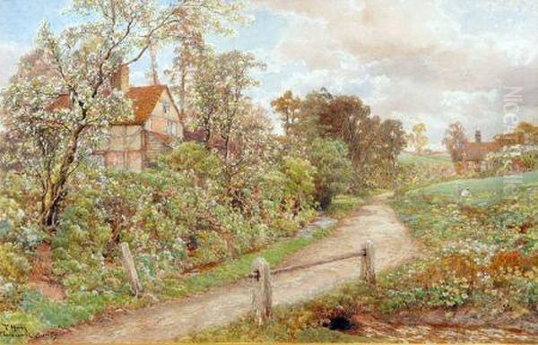 At Thorncombe, Surrey Oil Painting by Thomas Hunt