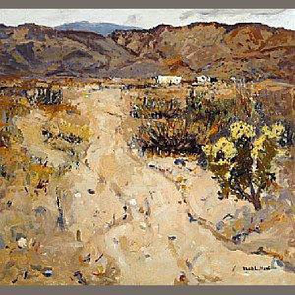 Desert Road Oil Painting by Thomas Lorraine Hunt