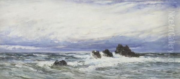 Dawn Seascape Oil Painting by Colin Hunter