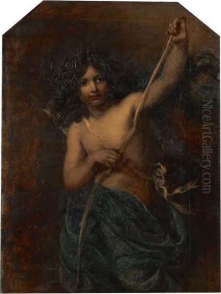 Pepino, The Roman Boy Oil Painting by Frederick Yeates Hurlstone